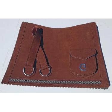 Imagem de Badana crioula com símbolo cavalo crioulo - Selaria Pé no estribo 