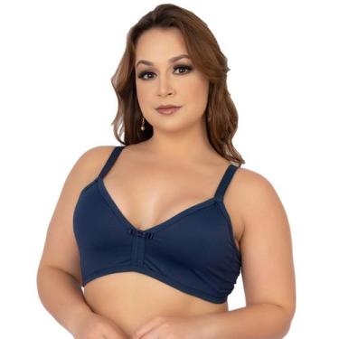 Imagem de Sutiã Feminino Plus Size Sem Bojo Alça Reforçada - Bella Fiore Modas, 