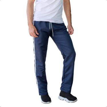 Imagem de Calça Masculina Treino Tactel Especial Esporte Academia  - FRENT'S, Az