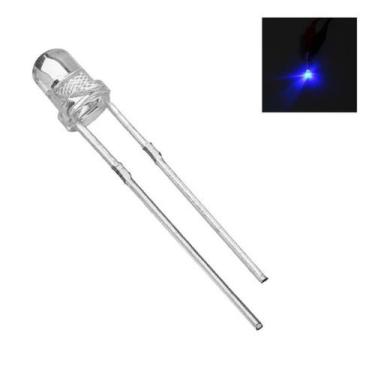 Imagem de Lâmpada Led 3ML 3v pisca  kit com 10 - lux, Azul