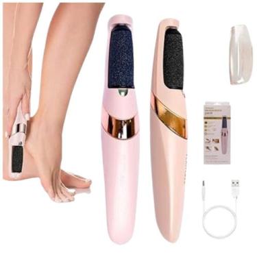 Imagem de Calcanhares Livres lixa de Calos Raspador Elétrico - lixador de pé