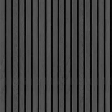 Imagem de Papel De Parede Adesivo Ripas De Madeira Preto Lavável - Criptonita, 1