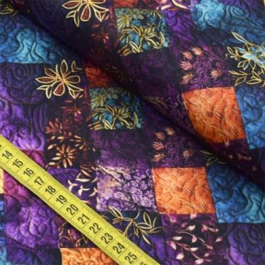 Imagem de Tecido Estampado Para Patchwork - Clube Mais Criativo : Quilt Geométri