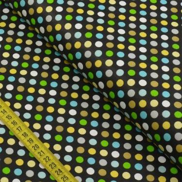 Imagem de Tecido Estampado para Patchwork - Honey Bee: Multi Dots (0,50x1,40) - 
