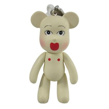 Imagem de Chaveiro Popobe Boca Coração Branco