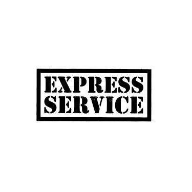 Imagem de Carimbo Artesanal Express Service - M - 6,0x2,7cm - Cod.RI-046 - Rizzo