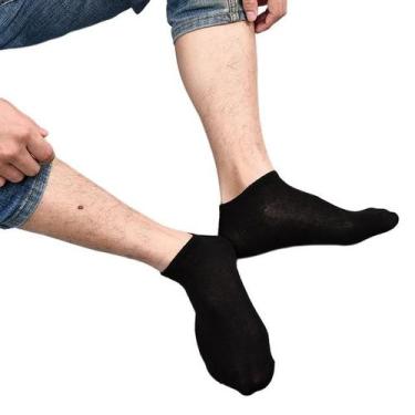 Imagem de Kit 3 Pares Meias Masculinas Cano Curto Invisivel - C62 - Fanaticos Po