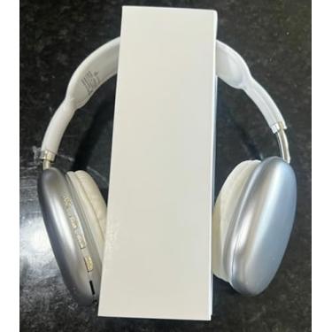 Imagem de S.I.T.S Fones de ouvido sem fio com som premium superior, compatível com Bluetooth (moderno, cinza-branco)