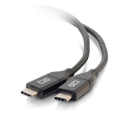Imagem de C2G Cabo USB, cabo USB 2.0, cabo USB C para C, preto, 0,91 metros, cabos to Go 28825
