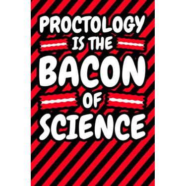 Imagem de Notebook lined: Proctology Gifts - Funny Bacon of Science
