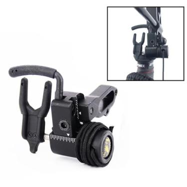 Imagem de FUNTRES Descanso de flecha Drop Away Descanso de flecha composto para arco e flecha para arcos de polia (preto, mão direita)