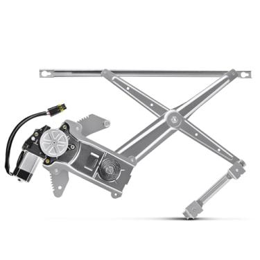 Imagem de YHTAUTO Regulador de janela elétrica do lado do motorista dianteiro com conjunto de motor de 2 pinos compatível com Dodge Ram 1500 1994-2001, Ram 2500/3500 1994-2002