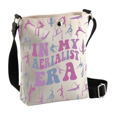 Imagem de BDPWSS Aerial Silks Dancer Gift Aerial Yoga Lover Gift Aerialist Yogi Dance Gift In My Aerialist Era Bolsa transversal, My Aerialist Cbag