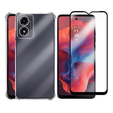 Imagem de Kit Capinha Capa Antiqueda para Moto G04s + Película de Vidro 3D