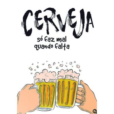 Imagem de Placas Decorativas Retro Para Área Gourmet Bebidas Cerveja Àrea de Chu