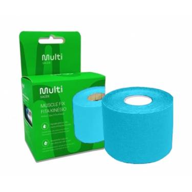 Imagem de Fita Estabilizadora Bandagem Elastica Muscle Fix Funcional (AZUL)