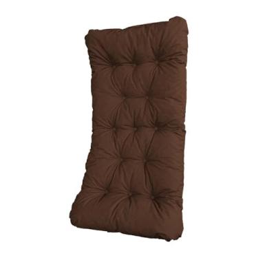 Imagem de Almofada Impermeável 110x60 Camurça AcquaBlock Vime Junco Jardim Premium Muito Resistente Sol e Chuva