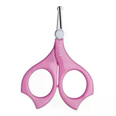 Imagem de Tesoura de Unha Ricca Baby Colors Rosa (0916)