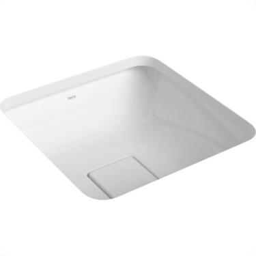 Imagem de Cuba Embutir Quadrada Deca Louca 30Cm Branco L.31030.17, Cerâmica, por