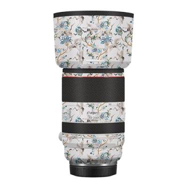 Imagem de Para Canon RF 70-200 mm F2.8 L is USM Vinyl Wrap Decalque Skin Film Anti-Scratch Camera Lens Body Protective Sticker Coat 70-200 2.8 (Crane White)