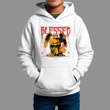 Imagem de Moletom Canguru Infanto Juvenil Streetwear Moda De Rua Inverno Blusa D