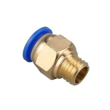 Imagem de DFAMIN 10 peças/50 peças tubo de plugue rápido pneumático rosca métrica reta através PC4 / 6-m5pc8-m6 / M8 / m10m12(PC10-M12 x 1,75, 10PCS)