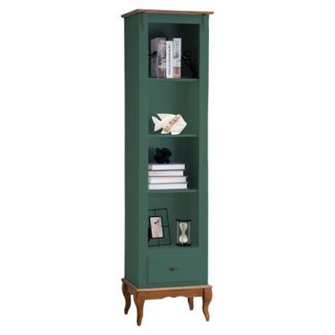 Imagem de Estante Torre 03 Prateleiras 1 Gaveta Pés Luiz XV 60101 - Linz Móveis,