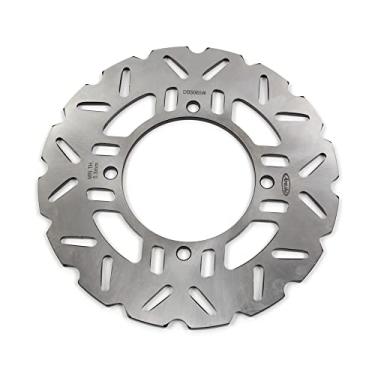 Imagem de 1 peça de rotor de disco de freio traseiro compatível com Kawasaki Z800 2013-2016 ABS/Z800E 2013-2016 ABS, Z900 2017-2022 ABS, Z900RS 2018-2022 CAFE', peças de acessórios de substituição de