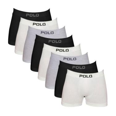 Imagem de Kit 8 Cuecas Polo 781 Algodão Boxer Sem Costura - Sortido - POLO STAR,