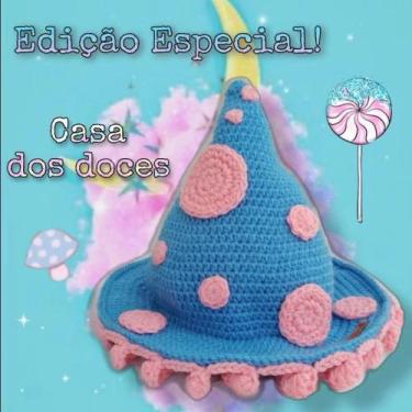 Imagem de Chapéu Bucket Cogumelo Psicodelia Em Crochê - Atelier Chapeuzinho de B