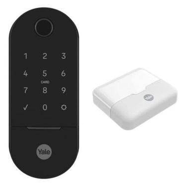 Imagem de Fechadura Eletrônica Digital Biometria Wifi Resit. Agua Yale