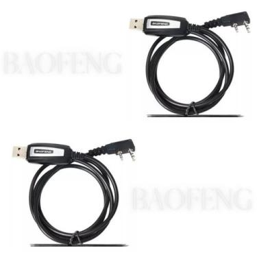 Imagem de Kit 2 Cabo USB Programador Para Rádio Baofeng  - Lellis Rocha - Baofen