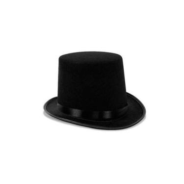 Imagem de Cartola Chapéu Magico Preto Tamanho Adulto Festas Halloween - MC Prese