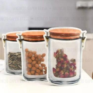 Imagem de Kit C/ 6 Sacos Herméticos Zip Lock Ecobag Pote Sustentável 3d - BONO