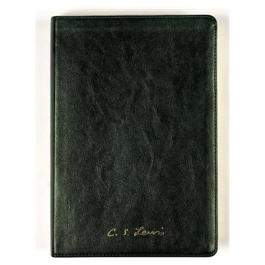 Imagem de Bíblia C.s. Lewis Naa, Couro-soft Verde