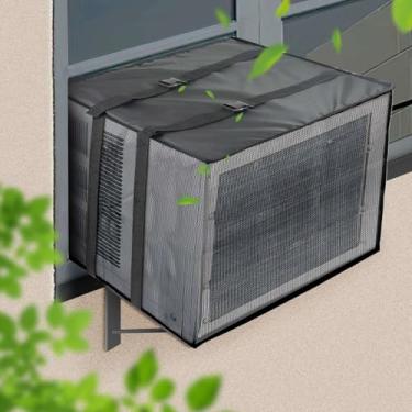 Imagem de Demao Capa de malha para ar condicionado, 53 cm L × 40 cm P × 38 cm A janela ventilada ar condicionado capa de malha para proteção externa da unidade AC, capas resistentes à chuva e sujeira contra