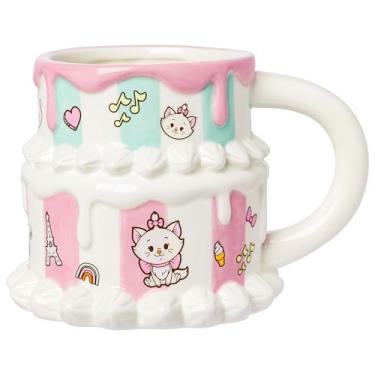 Imagem de Silver Buffalo Disney Caneca esculpida em cerâmica 3D The Aristogats Marie Bolo, 623 g