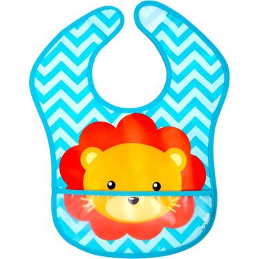 Imagem de Babador de Leãozinho com Bolso Infantil Original Buba