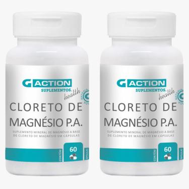 Imagem de 2 Cloreto de Magnésio pa 60 cápsulas Gauer do Brasil