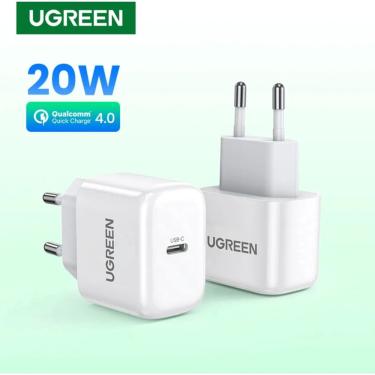 Imagem de Carregador ugreen 20W pd 3.0 Mini Fast Charger carregamento rápido