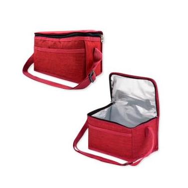 Imagem de Bolsa Térmica Porta Marmita Lanche Bebida Vermelha