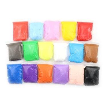 Imagem de Areia Colorida Escolar Quartzo Infantil 400 Gramas=4 Pacotes - agrog, 