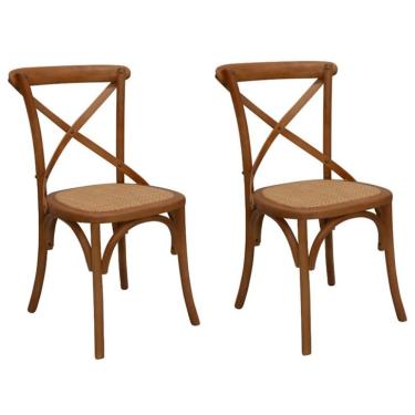Imagem de Conjunto com 2 Cadeiras Katrina Marrom
