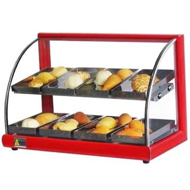 Imagem de AD8 - Estufa Alfa para salgados de 8 bandejas Dupla Vermelho - 220V - 