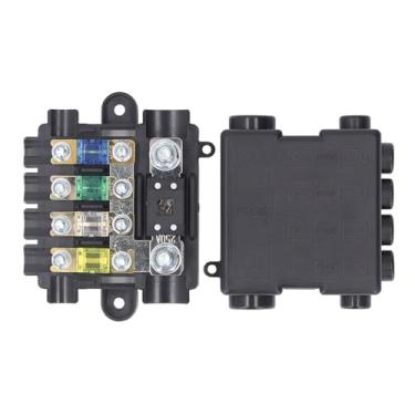 Imagem de Porta de Caixa de Espoleta de 5 Vias Com 30a 60a 80a 100a 250a Fuzes Fácil de Instalar a Caixa de Distribuição de Energia Compacta Caixa de Fuze para Veículos Elétricos