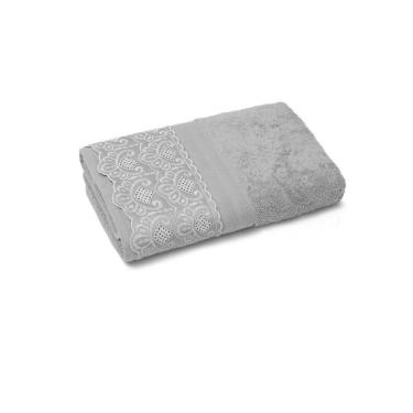 Imagem de Toalha de Banho Buettner Renda 81x150 Algodão Egípcio Nadine