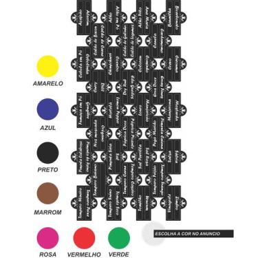 Imagem de Cartela tempero 63 etiquetas adesivo auto colante rotulo 6x2cm a prova