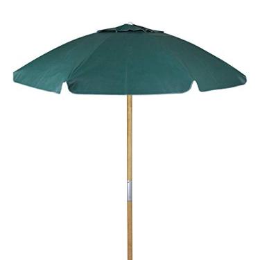 Imagem de GUARDA-SOL BAGUM VARA DE MADEIRA - 2,0 m - VERDE - BEL