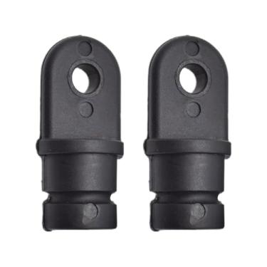 Imagem de MARINE CITY Bimini Top Leve Preto Nylon Redondo Dentro do Olho Diâmetro Externo 3/4 Polegadas Tubo para Fuzileiros Navais – Barcos – Iates – Navios – Acessórios de Hardware (pacote com 2)