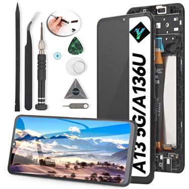 Imagem de Substituição de tela para Samsung Galaxy A13 5G para Samsung A13 5G A136U Display LCD Touch Screen Digitalizador de substituição com kit
